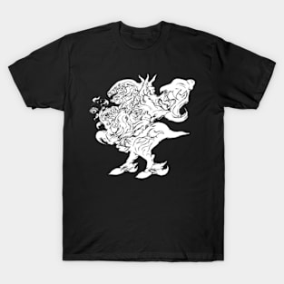 Dragon with rose T-Shirt